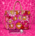 Pink Murakami Tote Bag