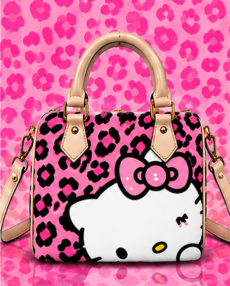 HK Pink Pillow Bag